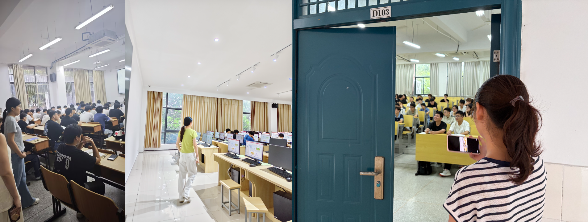 电气与信息工程学院开展新学期“开学第一课”听课暨宿舍走访活动